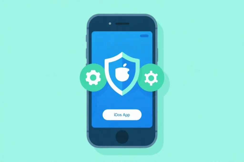 iOS设备安全设置与信任企业级开发者证书流程示意图